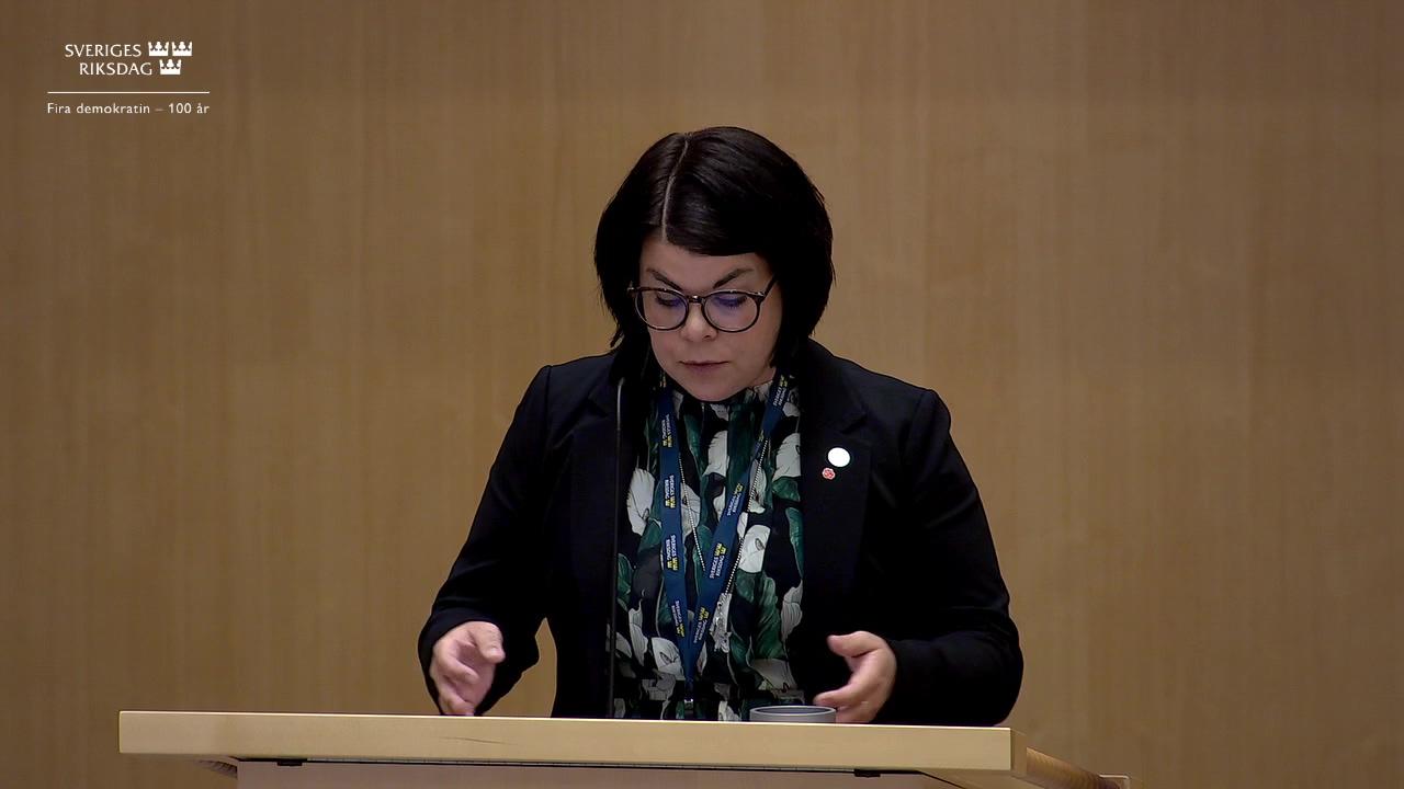 Stillbild från Debatt om förslag, Tidigt kommunalt ställningstagande till vindkraft