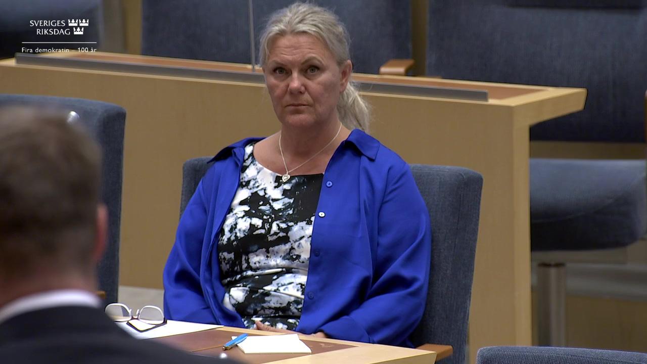 Stillbild från Interpellationsdebatt, Integrationen