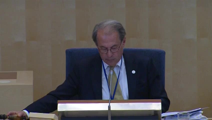 Stillbild från Debatt om förslag, Märkning av textilprodukter