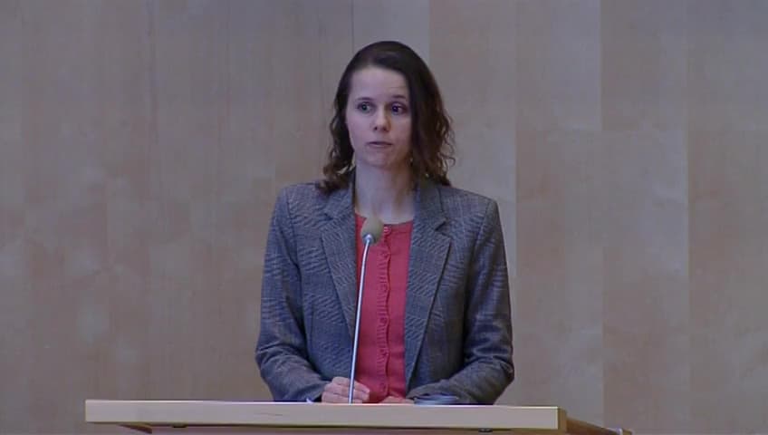 Stillbild från Debatt om förslag, Fordonsrelaterade skulder