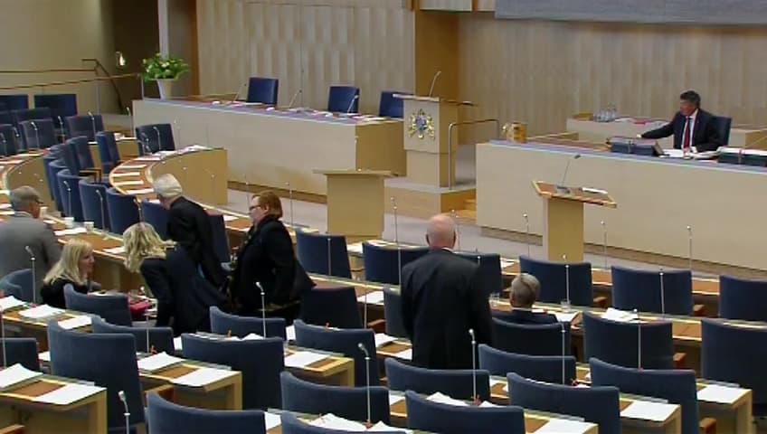 Stillbild från Debatt om förslag, Några sjömansfrågor