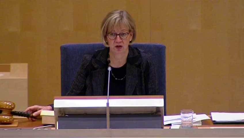 Stillbild från Debatt om förslag, 2006 års sjöarbetskonvention