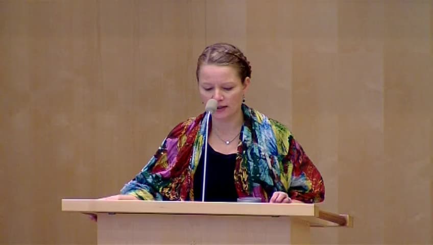 Stillbild från Debatt om förslag, Rätt information vid rätt tillfälle inom vård och omsorg