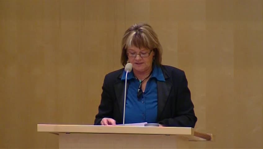 Stillbild från Debatt om förslag, Ändrade regler om förundersökningsledning och förundersökningsbegränsning