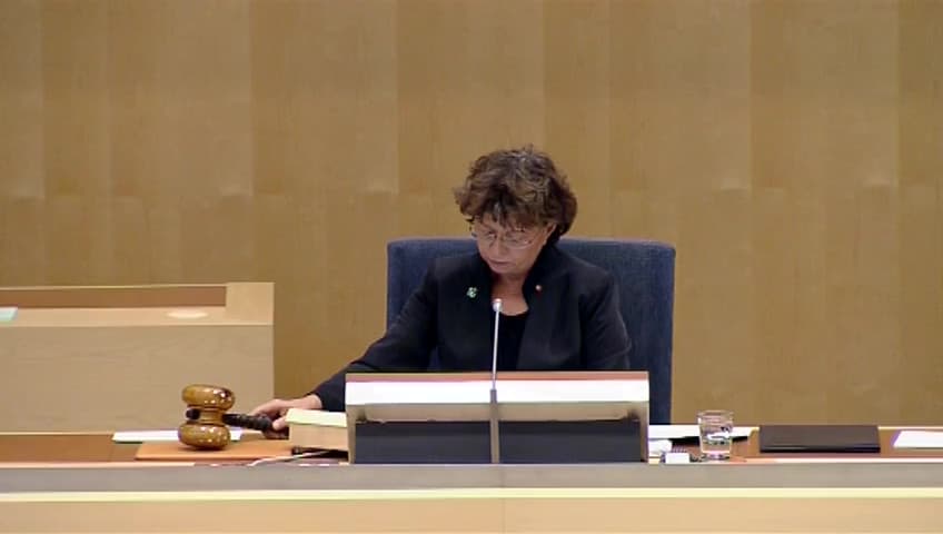 Stillbild från Debatt om förslag, Grönbok om distribution av audiovisuella verk i Europeiska unionen