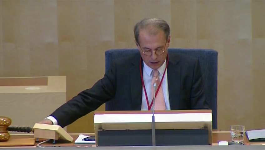 Stillbild från Debatt om förslag, Vissa socialförsäkringsfrågor m.m.