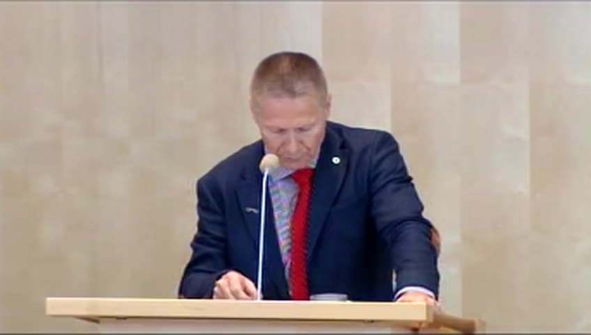 Stillbild från Debatt om förslag, Havs- och vattenmyndigheten