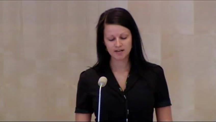 Stillbild från Debatt om förslag, Djurskydd