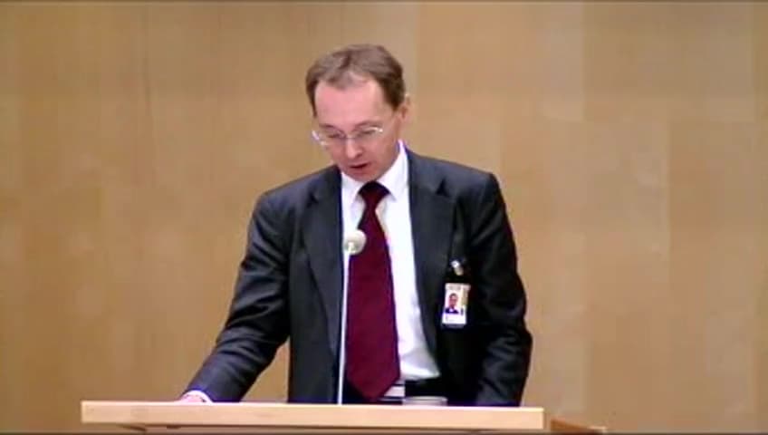 Stillbild från Debatt om förslag, Försäkringskassans lokala närvaro