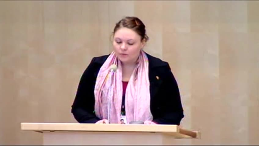 Stillbild från Debatt om förslag, Våldsbrott och brottsoffer