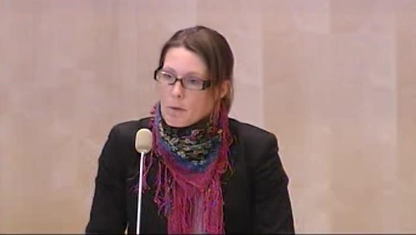 Stillbild från Debatt om förslag: Verksamheten i Europeiska unionen under 2009, inklusive det svenska ordförandeskapet 