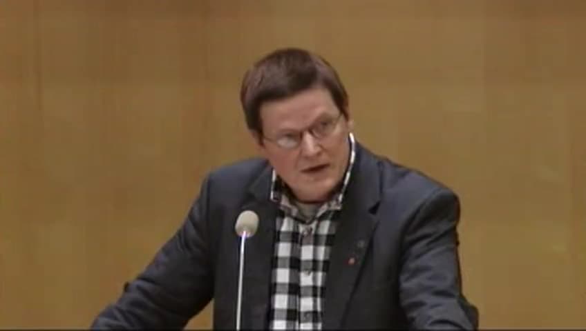 Stillbild från Debatt om förslag, Vissa ändringar i arbetslöshetsförsäkringen