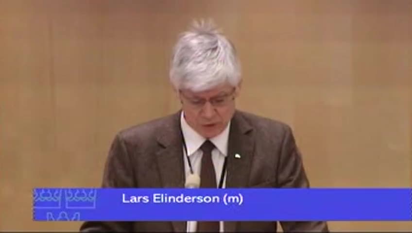 Stillbild från Debatt om förslag, Stabilitetsavgift