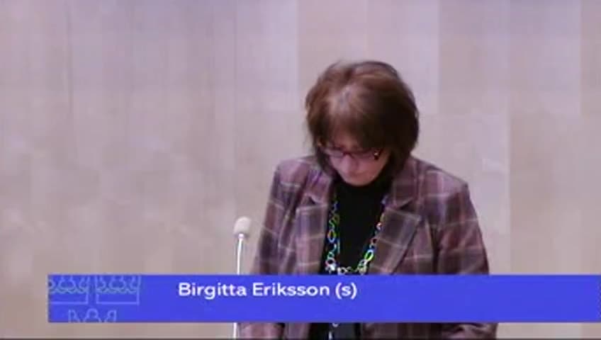 Stillbild från Debatt om förslag, Informationsutbytesavtal och partiella skatteavtal med Jersey