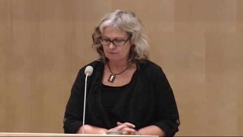 Stillbild från Debatt om förslag, Beräkning av förmögenhet vid fastställande av vissa förmåner