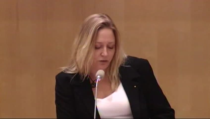 Stillbild från Debatt om förslag, En ny organisation för veterinär service och vid utbrott av smittsamma djursjukdomar