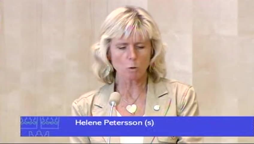 Stillbild från Debatt om förslag, Lag om nationella minoriteter och minoritetsspråk m.m.