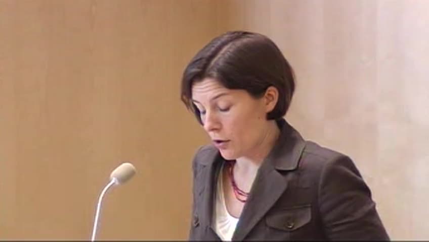 Stillbild från Debatt om förslag, Ändrad tidpunkt för signalspaning i kablar