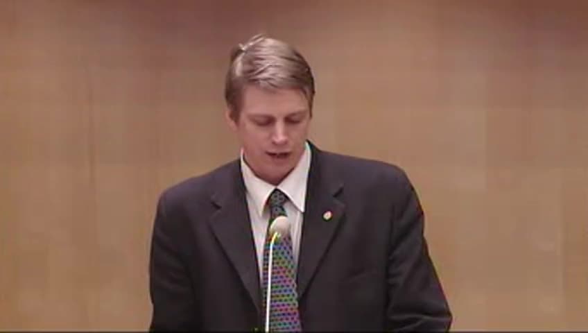 Stillbild från Debatt om förslag, Nyemission i SAS AB (publ)