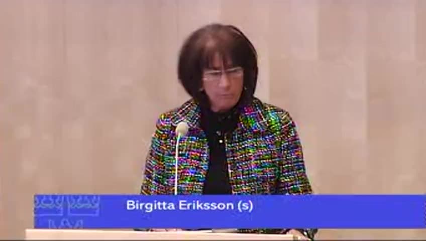 Stillbild från Debatt om förslag, Taxering och beskattning av ägarlägenheter