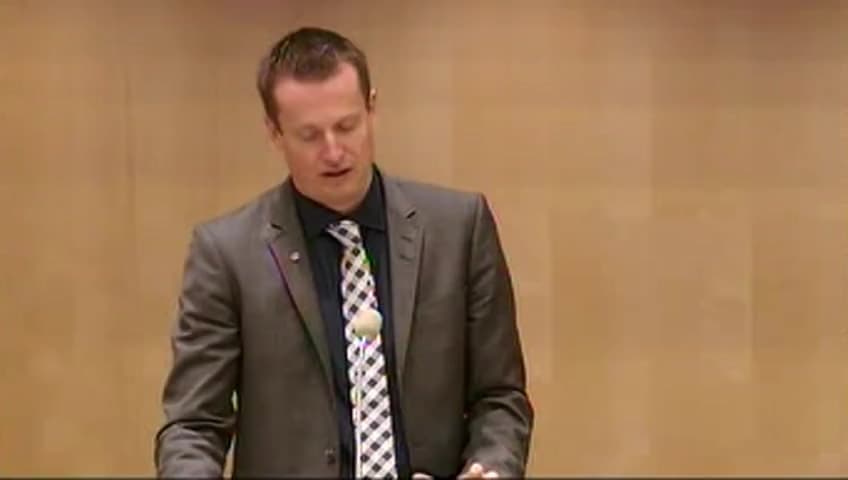 Stillbild från Debatt om förslag, Utgiftsområde 20 Allmän miljö- och naturvård