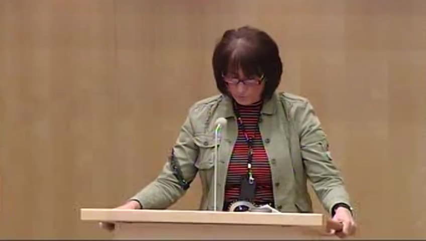 Stillbild från Debatt om förslag, Trängselskatt för miljöbilar