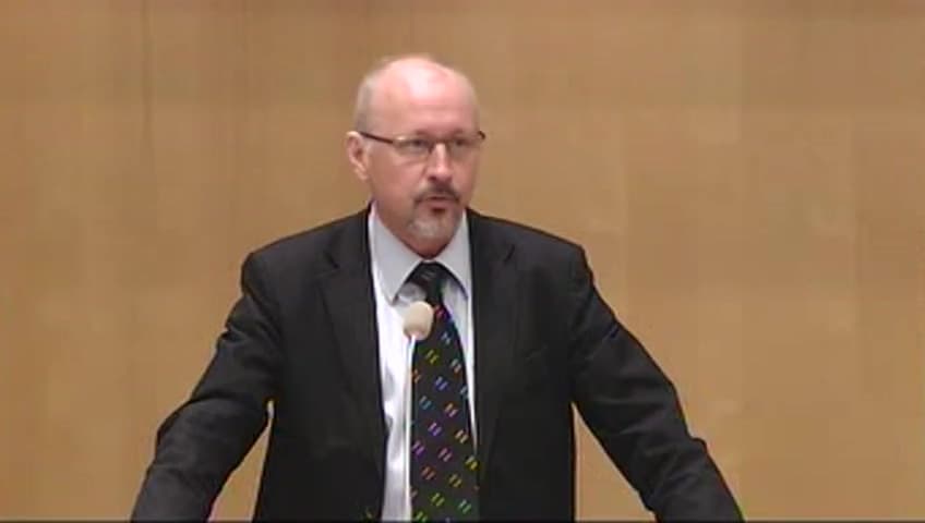 Stillbild från Debatt om förslag, Insatser för att hantera omfattande elavbrott