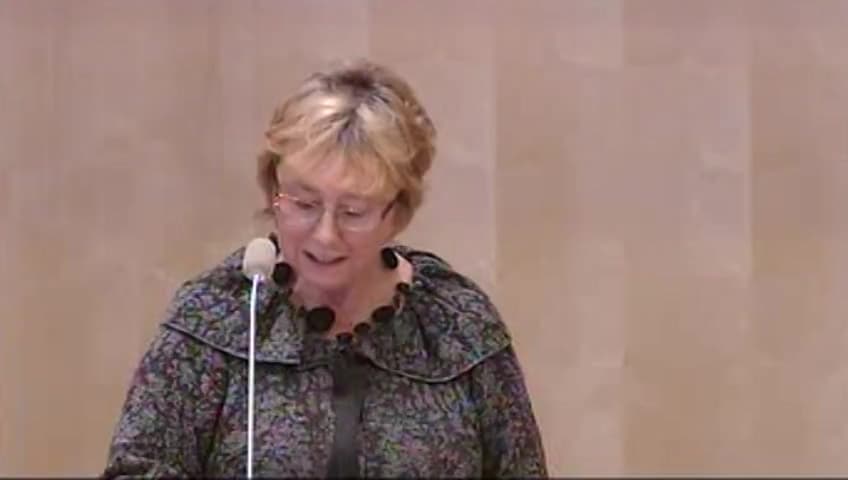 Stillbild från Debatt om förslag, Bättre genomförande av EG:s byggplatsdirektiv