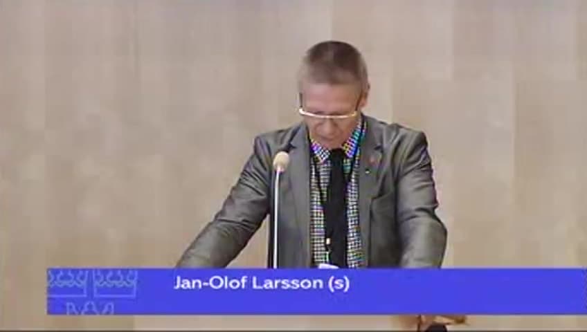 Stillbild från Debatt om förslag, Miljöskyddet i Sveriges ekonomiska zon