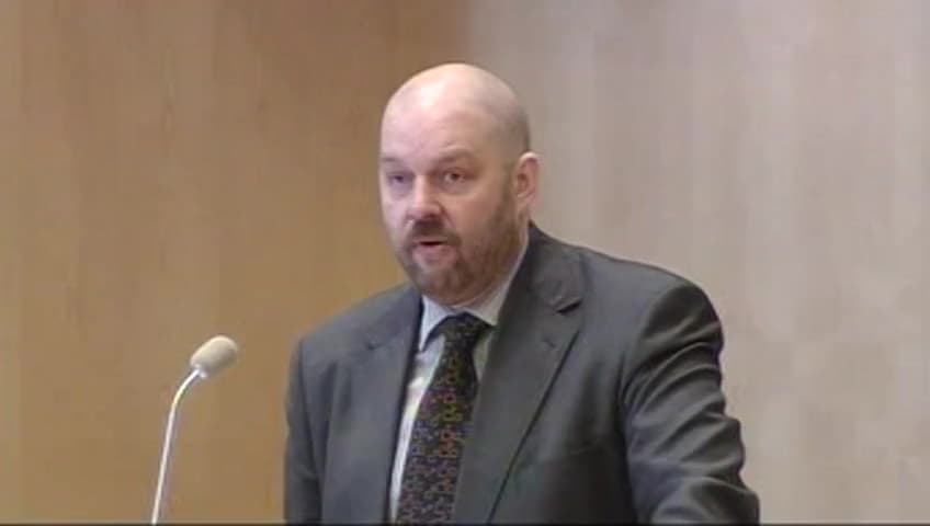 Stillbild från Debatt om förslag, Regelförenklingsarbetet