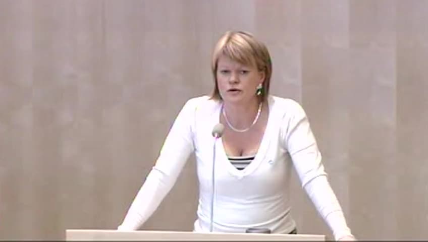 Stillbild från Debatt om förslag, Förlängning av Sveriges deltagande i Internationella valutafondens (IMF:s) Nya lånearrangemang (NAB)