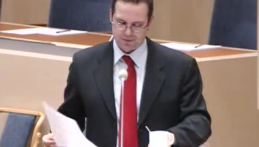 Stillbild från Interpellationsdebatt, Åtgärder för att förhindra skattefusk och svartjobb
