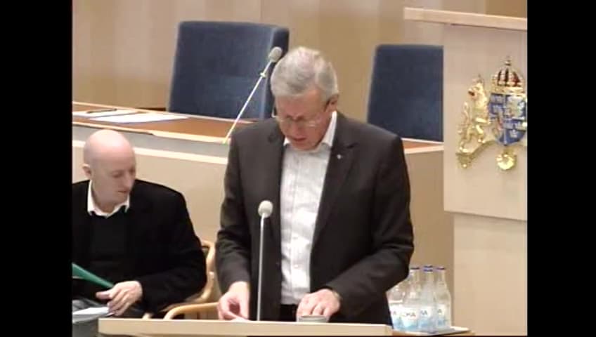 Stillbild från Interpellationsdebatt, Experimentverkstad i utnämningspolitiken