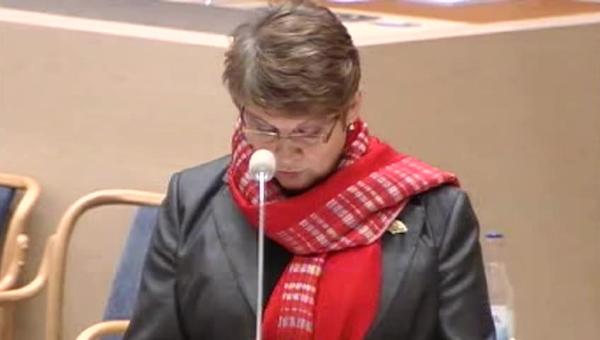 Stillbild från Interpellationsdebatt, Staten, fordonsindustrin och framtiden