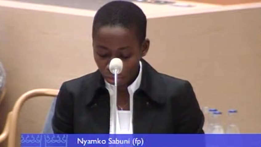 Stillbild från Interpellationsdebatt, En aktiv konsumentpolitik
