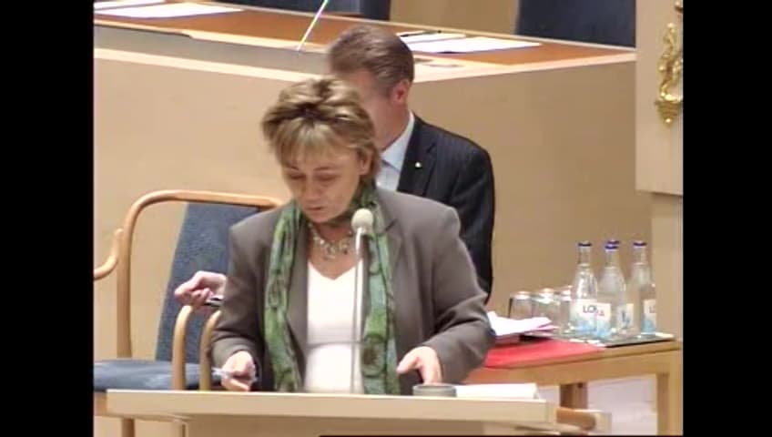 Stillbild från Interpellationsdebatt, Kriminaliseringen av sexköp