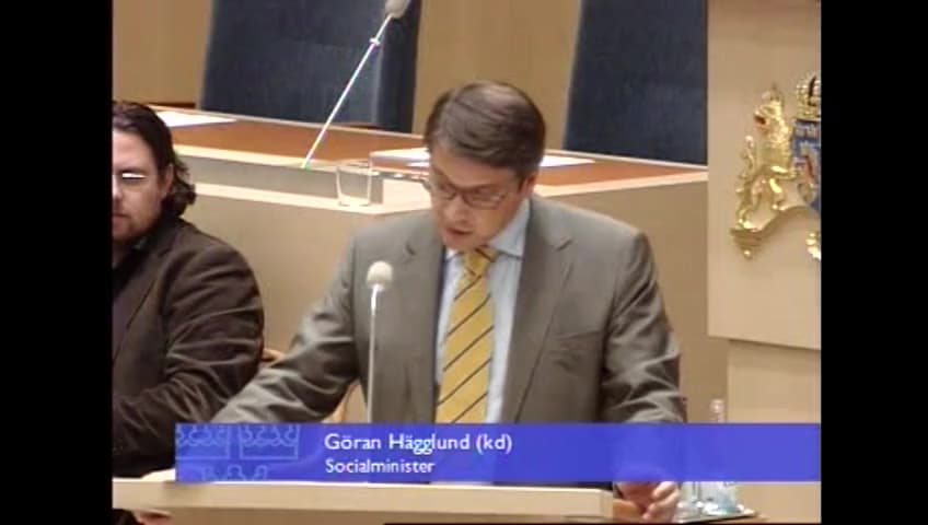 Stillbild från Interpellationsdebatt, Nationella riktlinjer för epilepsivården