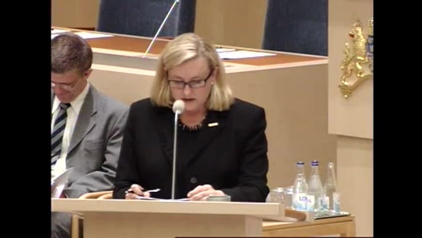 Stillbild från Interpellationsdebatt, Sämre villkor för våra små och medelstora exportföretag