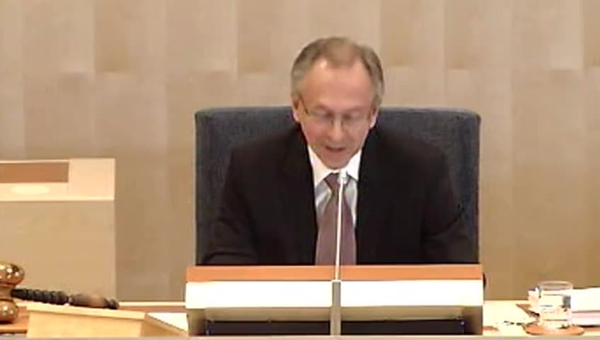 Stillbild från Debatt om förslag, Årsredovisning för staten