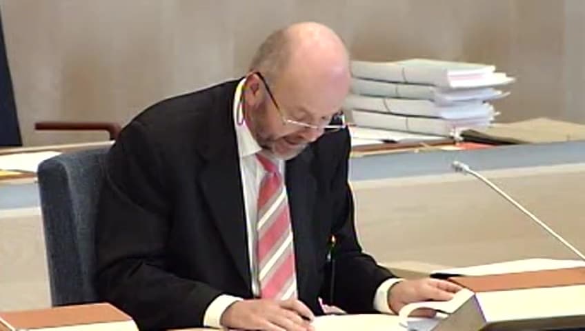 Stillbild från Debatt om förslag, Tilläggsbudget 1 för 2007