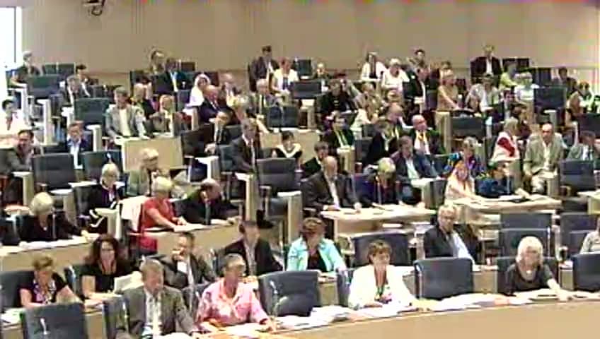 Stillbild från Debatt om förslag, Indelning i utgiftsområden