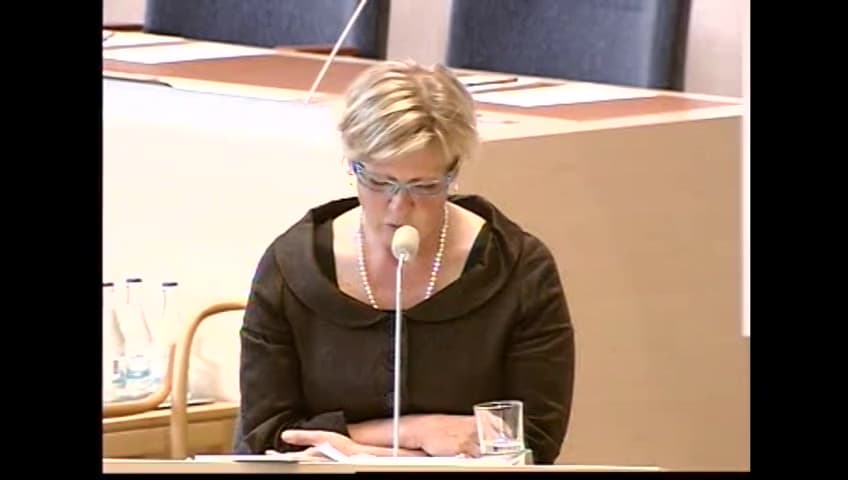 Stillbild från Interpellationsdebatt, Postlådor i glesbygd