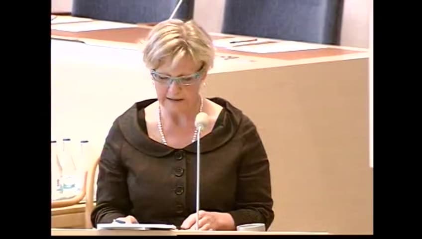 Stillbild från Interpellationsdebatt, Europakorridoren