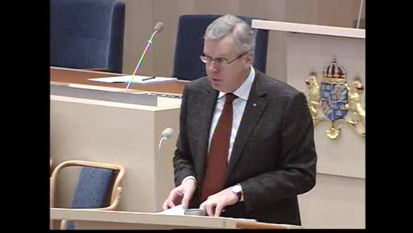Stillbild från Interpellationsdebatt, Samordning av statligt boende- och byggnationsstöd