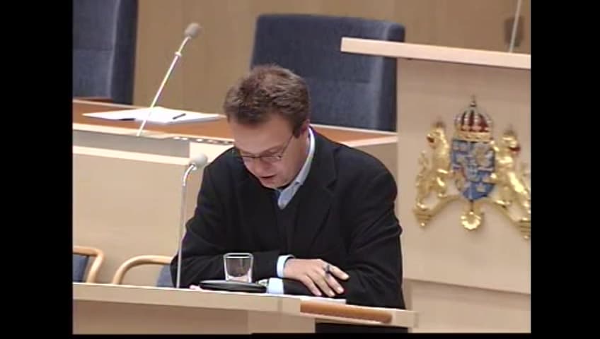Stillbild från Interpellationsdebatt, Minskat engagemang mot utanförskap