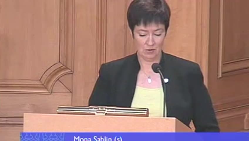 Stillbild från Interpellationsdebatt, El importerad från farliga ryska kärnreaktorer