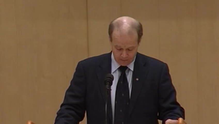 Stillbild från Debatt om förslag, En begränsningsregel för förmögenhetsskatten, m.m. (prop. 2003/04:64)