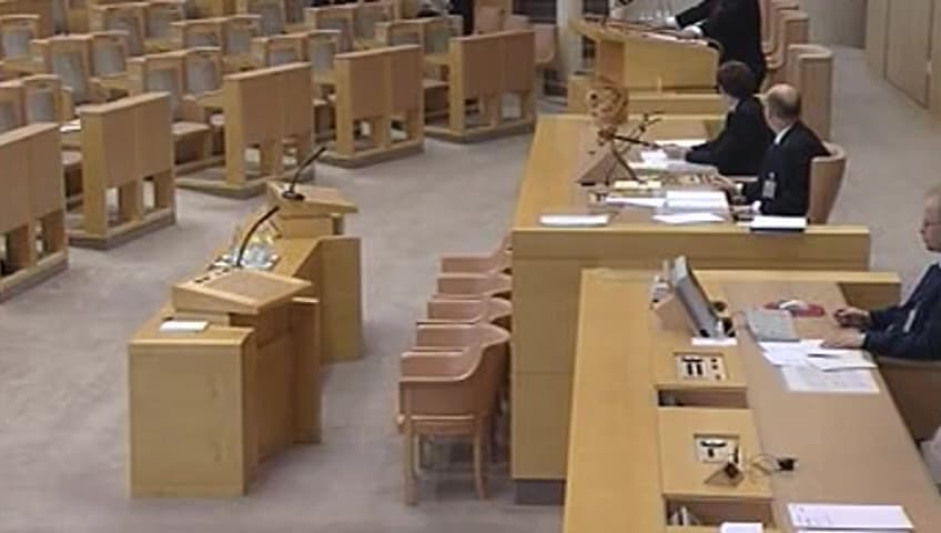 Stillbild från Debatt om förslag, Utgiftsområde 17 Kultur, medier,trossamfund och fritid
