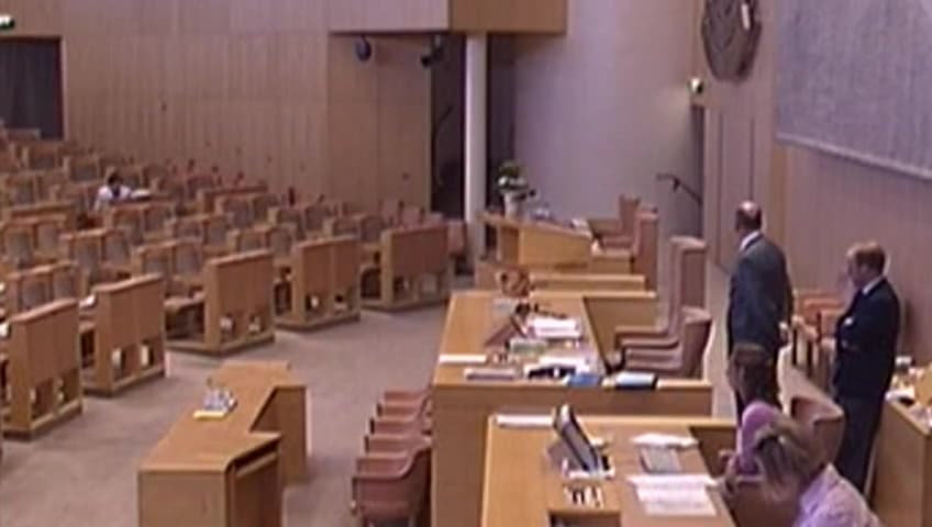 Stillbild från Debatt om förslag, En samlad naturvårdspolitik