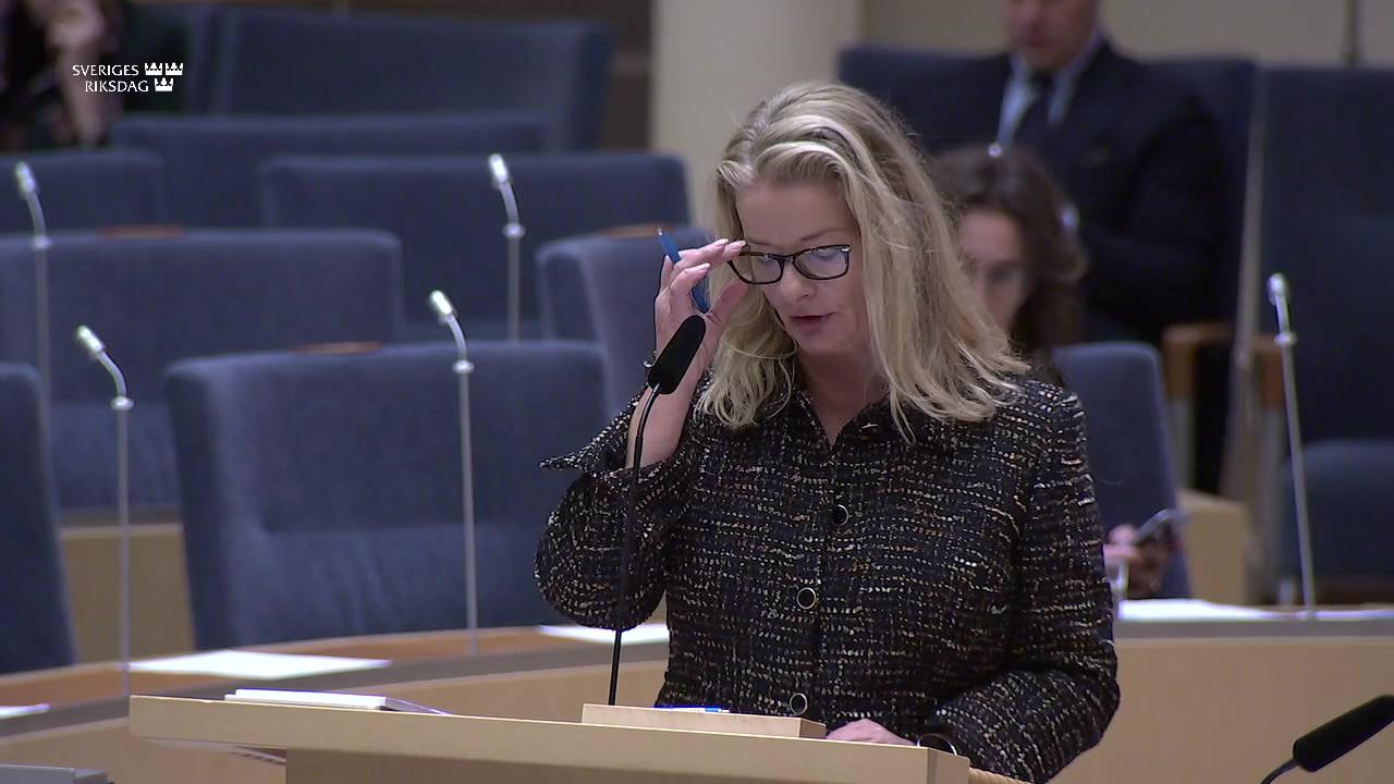 Stillbild från Interpellationsdebatt, Religiösa friskolor